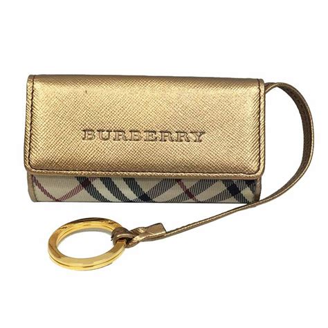 burberry keychain sale|Burberry key holder wallet.